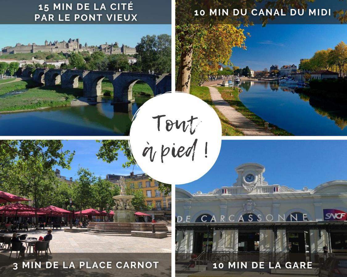 Le Nid - Tout A Pied - Wifi Carcassonne Exterior photo